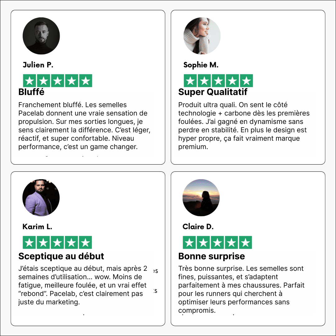 PaceLab CarbonX™ Semelles Carbone