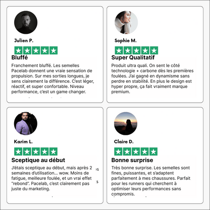 PaceLab CarbonX™ Semelles Carbone